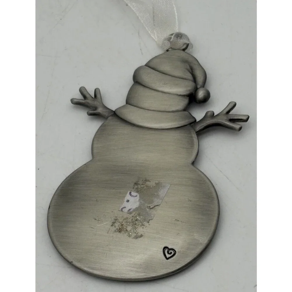Ganz Special Teacher Snowman Christmas Ornament Metal Holly Holiday Gift